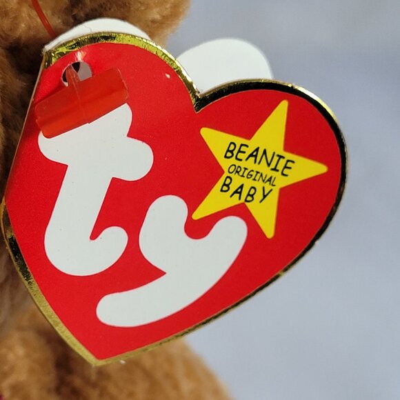 TY Beanie Baby "Curly" the Bear Vintage with Tags Retired 12/31/98 - Picture 4 of 9